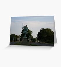 Gen. Lafeyette defends Trinity and Capital Drive Greeting Card