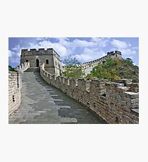 The Great Wall Series - at Mutianyu #1 Photographic Print