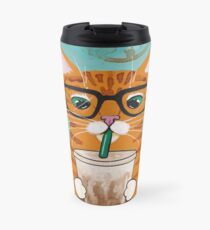 Iced Coffee Cat Travel Mug