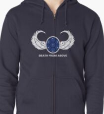 Mario Kart Blue Shell Air Battallion T Zipped Hoodie