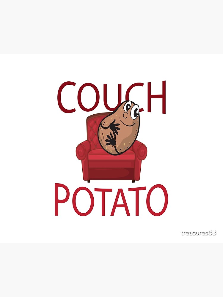 Funny Lazy Lounger Couch Potato Tater Couch Lazy Person Lazy Bones