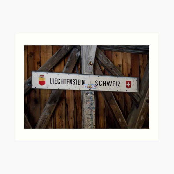 The Alte Rheinbrücke across the river Rhine Art Print