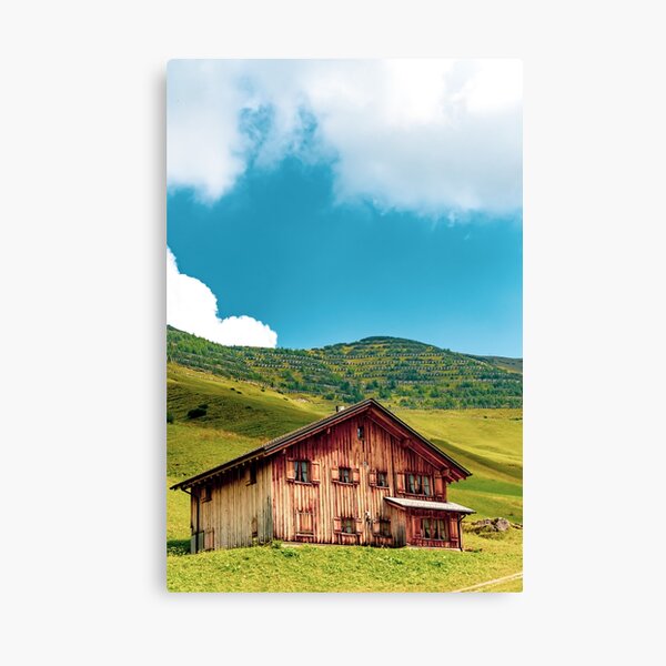 A view of Malbun in Liechtenstein Canvas Print