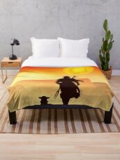MANDO CLAN OF TWO Throw Blanket