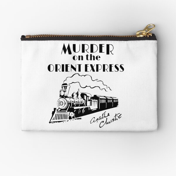 Murder on the Orient Express Agatha Christie book cover Zipper Pouch