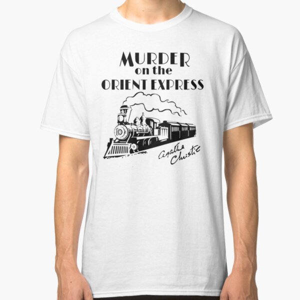 Murder on the Orient Express Agatha Christie book cover Classic T-Shirt