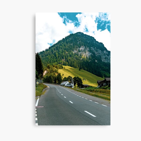 Steg, central Principality of Liechtenstein Canvas Print
