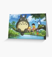 Totoro Greeting Card