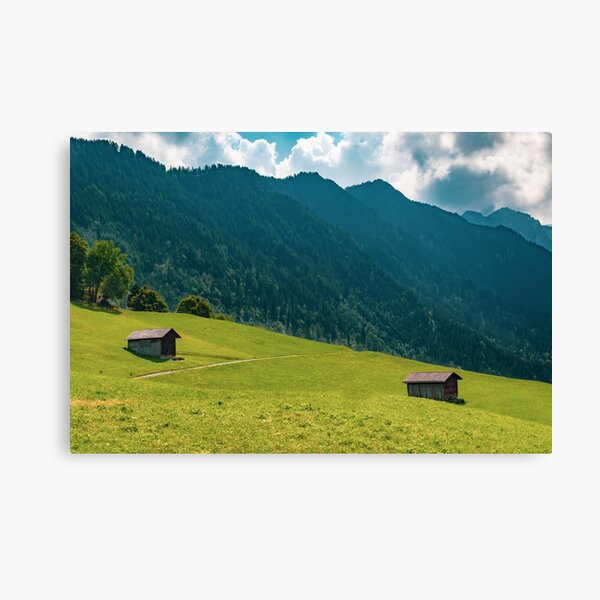 Mountains in Liechtenstein Canvas Print