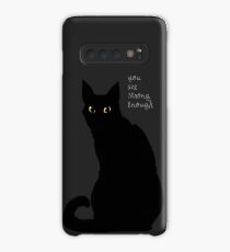 "Strong Enough" Cat Case/Skin for Samsung Galaxy