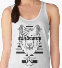 POPUFUR -grey- Women's Tank Top