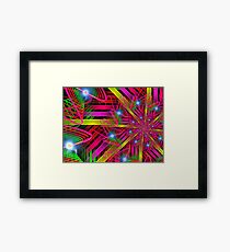ribbons and stars Framed Print