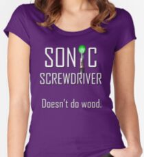 Sonic Screwdriver Women's Fitted Scoop T-Shirt