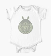 Body de manga corta para bebé Dentro de Totoro