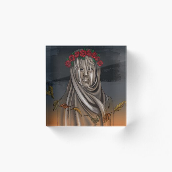 The Veiled Lady Acrylic Block
