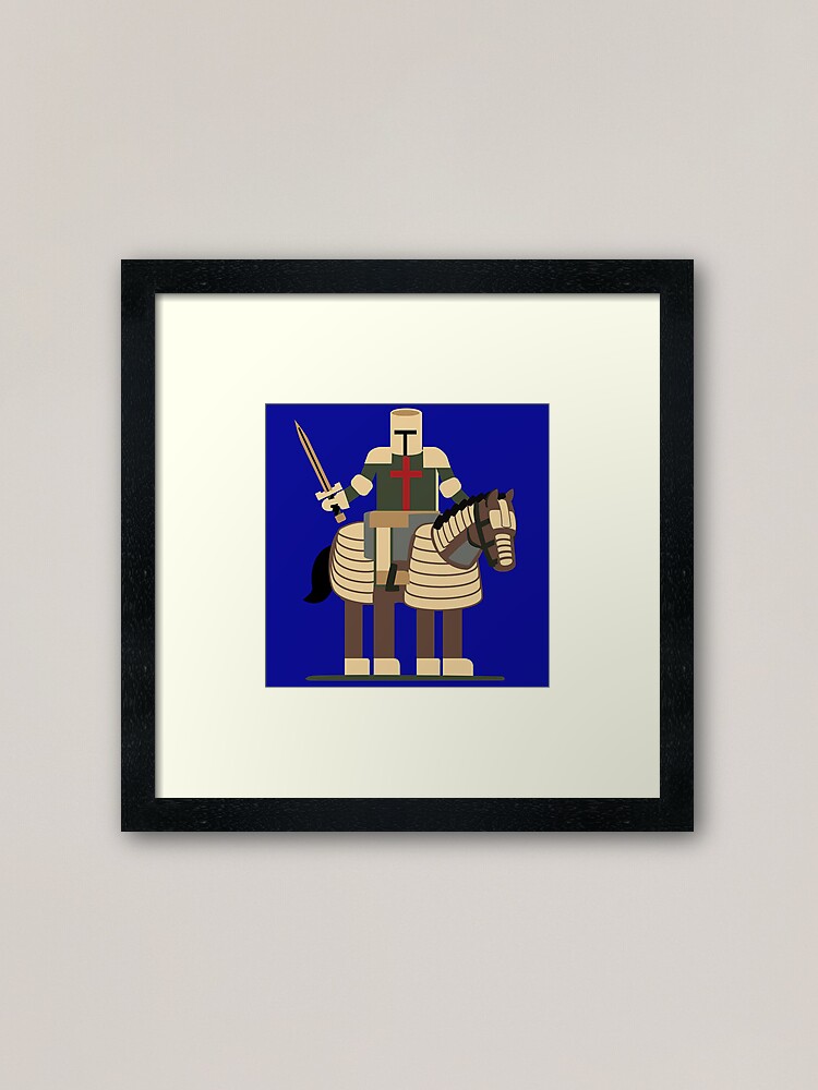 Alternate view of Knight N Sword Framed Art Print
