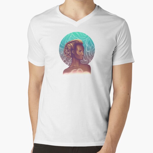 Amphitrite, Goddess of the Sea V-Neck T-Shirt