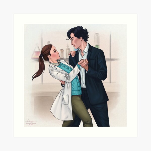 Sherlolly Dancing In The Morgue Art Print