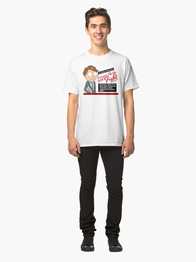 Alternate view of Funny Rick And Morty - Lawyer Morty Classic T-Shirt