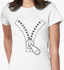 Zip Women's Fitted T-Shirt