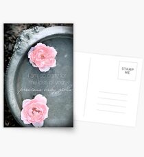 Loss of Precious Girls Postcards