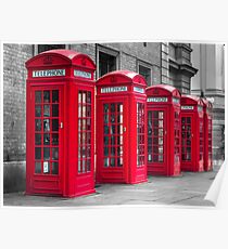 Telephone booths Poster