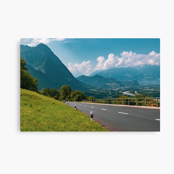 Mountains in Liechtenstein Canvas Print