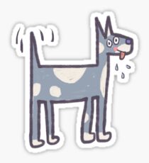 Happy Dog Sticker