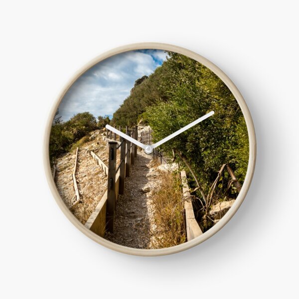 Footpath on the Rock of Gibraltar Clock