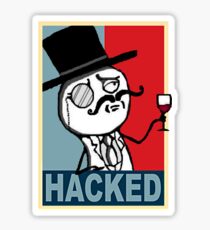 Hacked by LulzSec Sticker