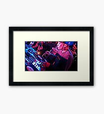 Turntablist Qbert in Houston TX Framed Print