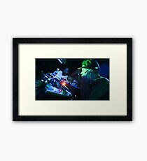 Turntablist Qbert in Houston TX Framed Print