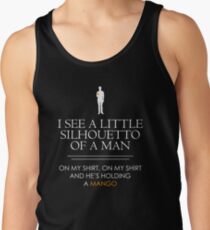Ich sehe ein kleines Silhouetto eines Mannes ... Tanktop für Männer