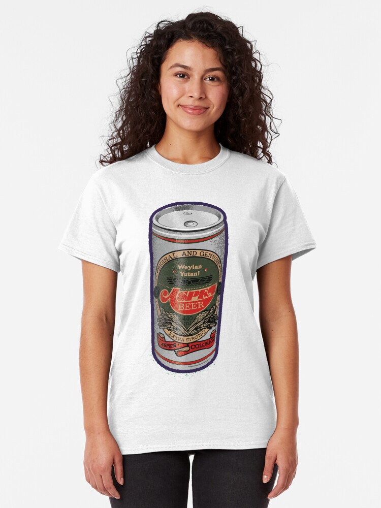 Alternate view of Weylan Yutani Beer Can Classic T-Shirt