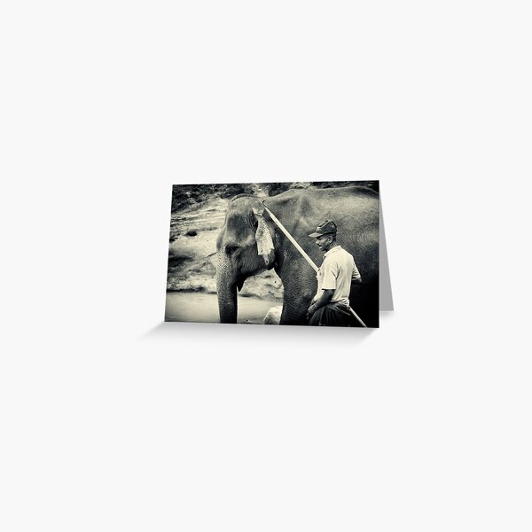 Elephant's Keeper Greeting Card