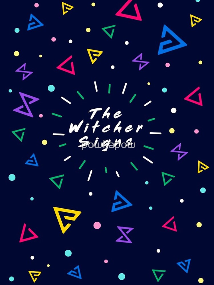 The Witcher signs straight from the 90s by powkapow