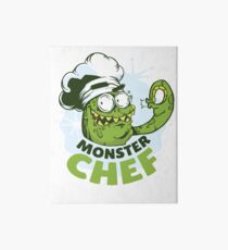 Monster Chef Art Board Print