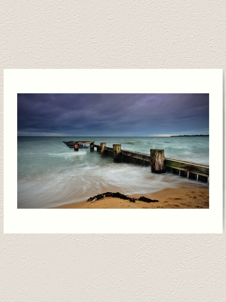 Alternate view of Approaching Storm - Mentone Art Print