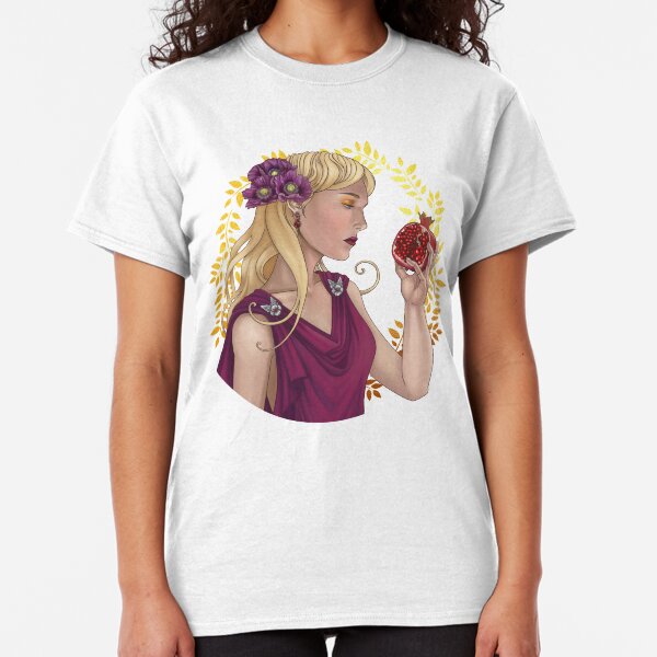 Persephone with pomegranate Classic T-Shirt