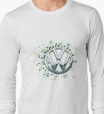 The Abstract Circular VW Badge 2 Long Sleeve T-Shirt