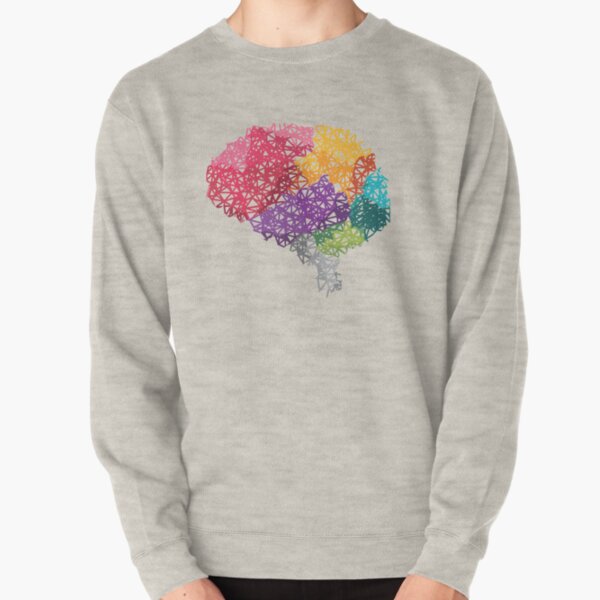 Gehirn Regenbogen Pullover