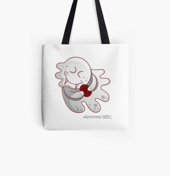 Abnormale Weiße Blutkörper Allover-Print Tote Bag