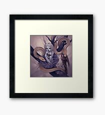 snake child Framed Print