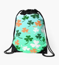 Shamrocks Drawstring Bag