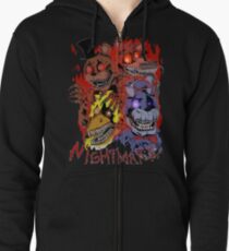 Fnaf 4 - Nightmare Zipped Hoodie
