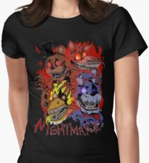 Fnaf 4 - Nightmare Women's Fitted T-Shirt