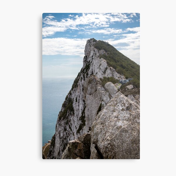 The Rock of Gibraltar Metal Print