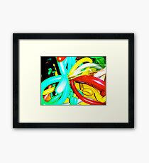 happy happy Framed Print