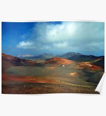 Moon Landscape Poster