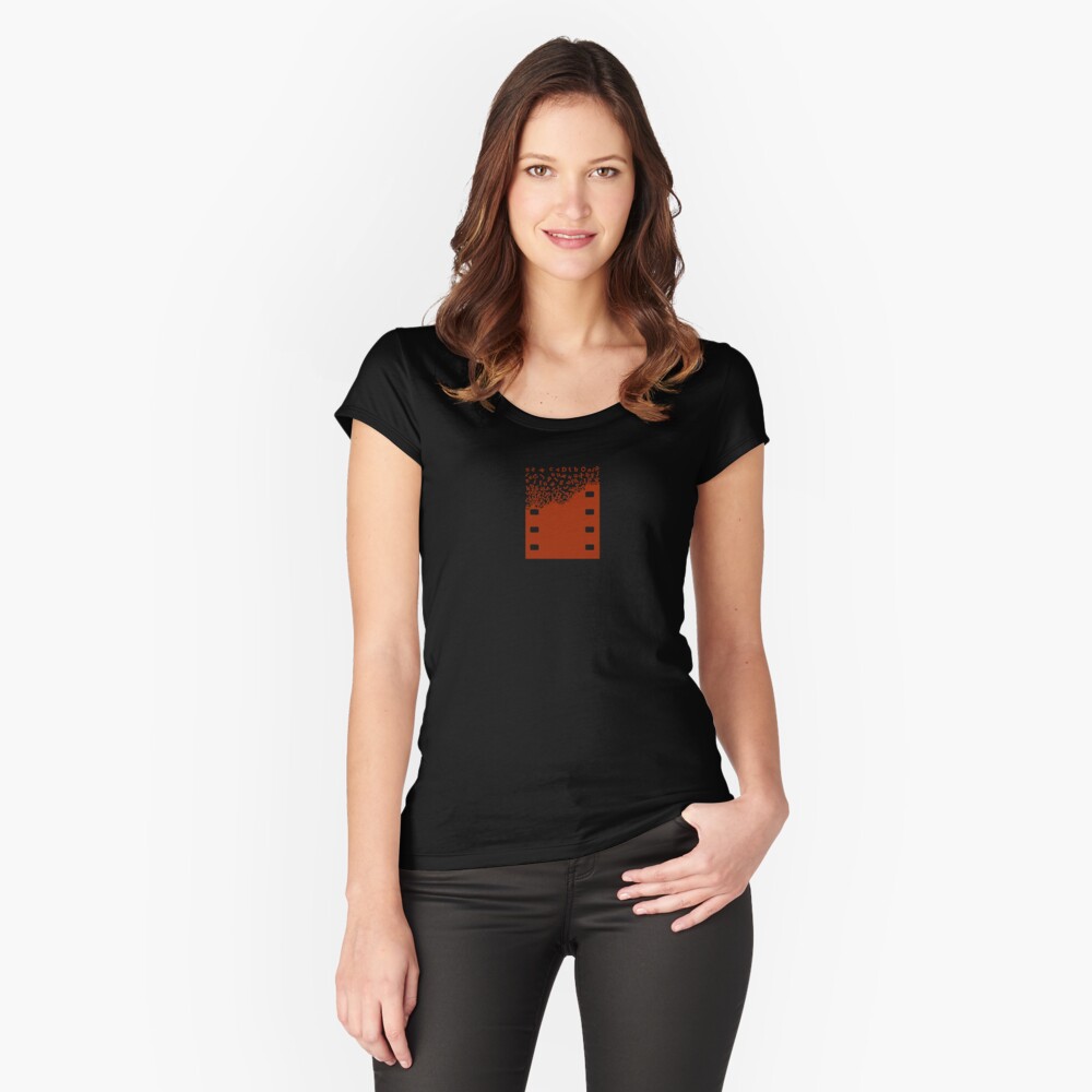 Words to Film Fitted Scoop T-Shirt
